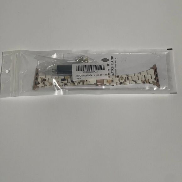 HOPO Resin Link Band Rose Gold Compatible with Apple Watch Band 42/44 - Picture 1 of 3